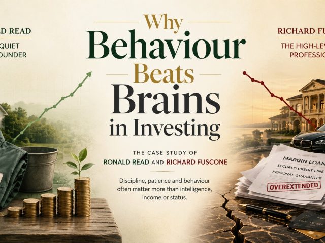 Why Behaviour Beats Brains in Investing: The Case Study of Ronald Read and Richard Fuscone
